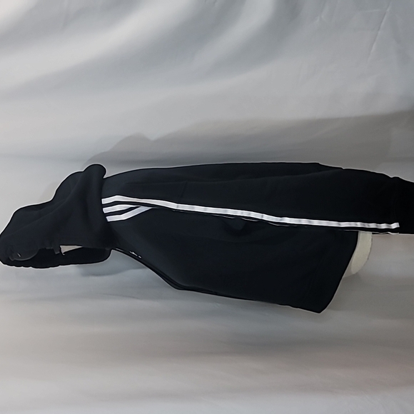 adidas Black Hoodie with White Stripes - Picture 4 of 7